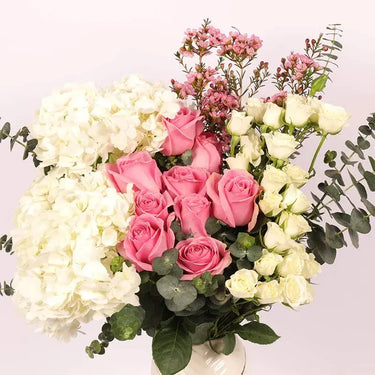 Ma Belle Blooms in Ceramic Vase